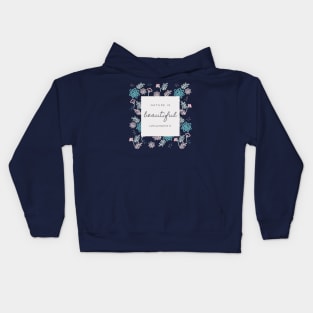 nature is beautiful Kids Hoodie